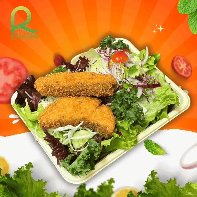 Hình ảnh SALAD - CÁ CHẼM CHIÊN GIÒN