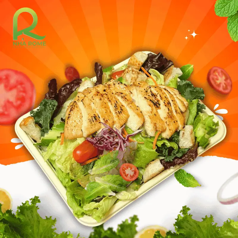 Hình ảnh SALAD - ỨC GÀ NƯỚNG (SỐT CAM)