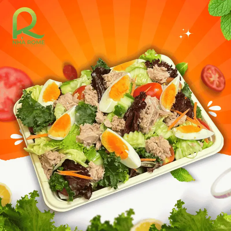 Hình ảnh SALAD - CÁ NGỪ & TRỨNG