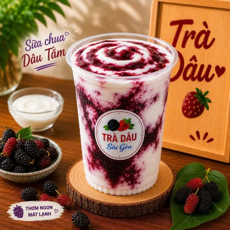 Hình ảnh Sữa Chua Dâu Tằm