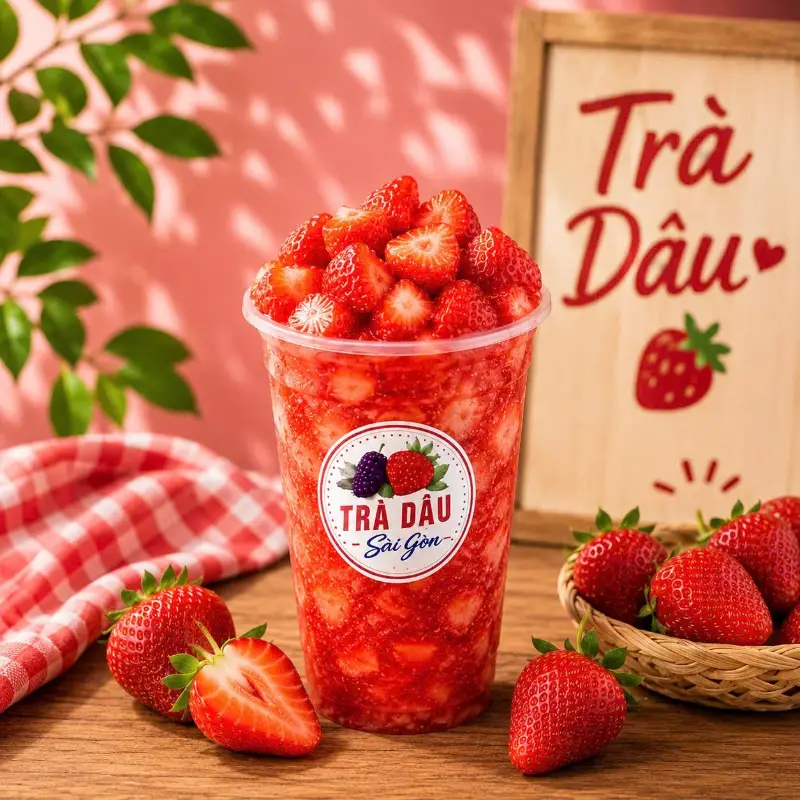 Hình ảnh Trà Dâu Tây (M)