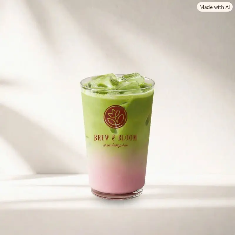 Hình ảnh Matcha Strawberry Latte