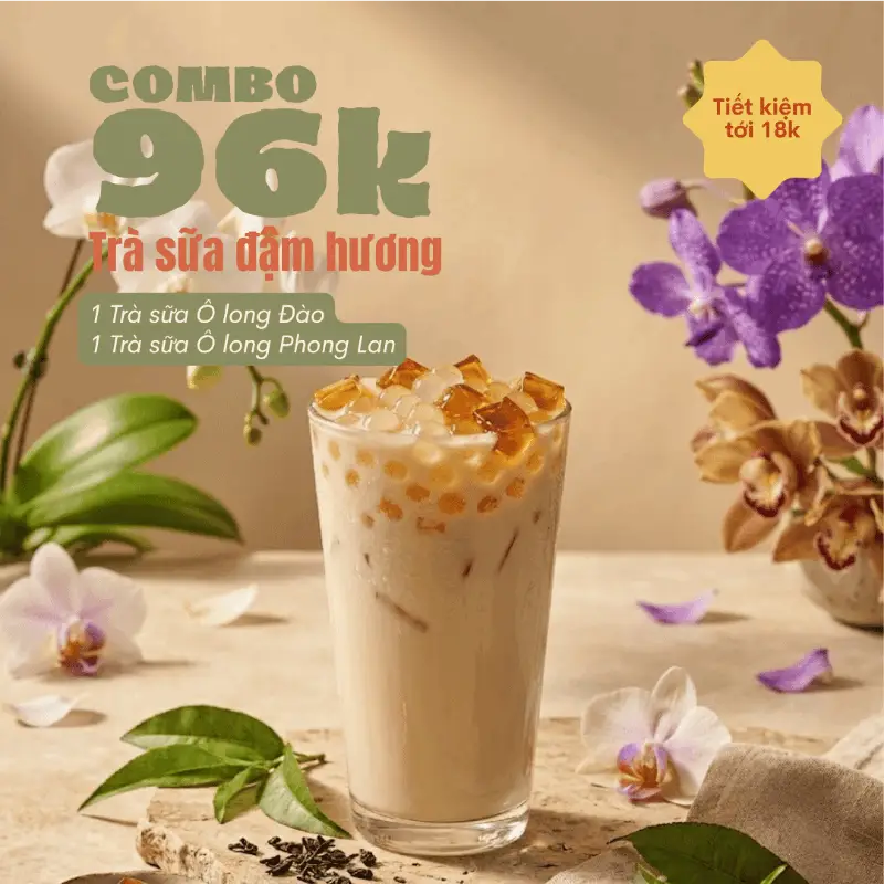 Hình ảnh Combo "Trà sữa đậm hương"