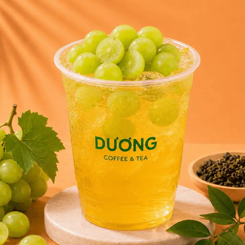 Hình ảnh Trà Nho Xanh Mẫu Đơn (L - 700ml)