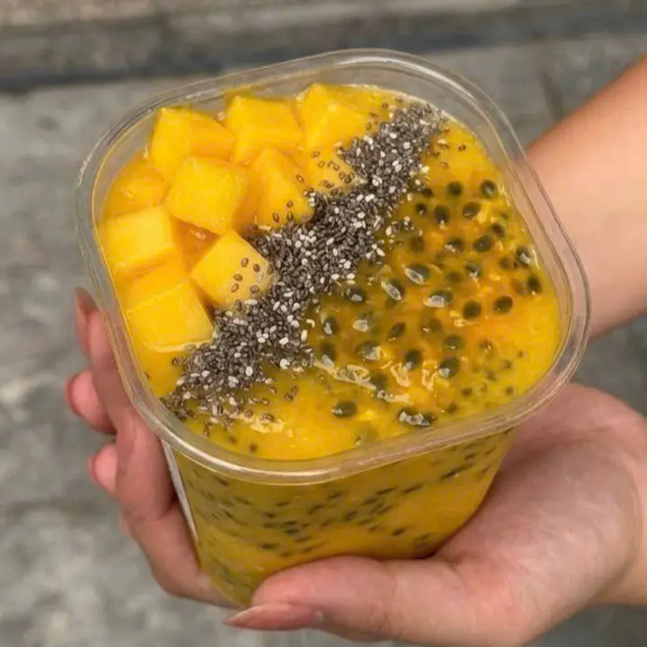 Hình ảnh Xoài Chanh Dây Hạt Chia