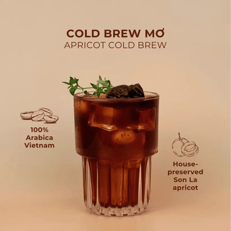 Hình ảnh Cold Brew Mơ (Apricot Cold Brew)