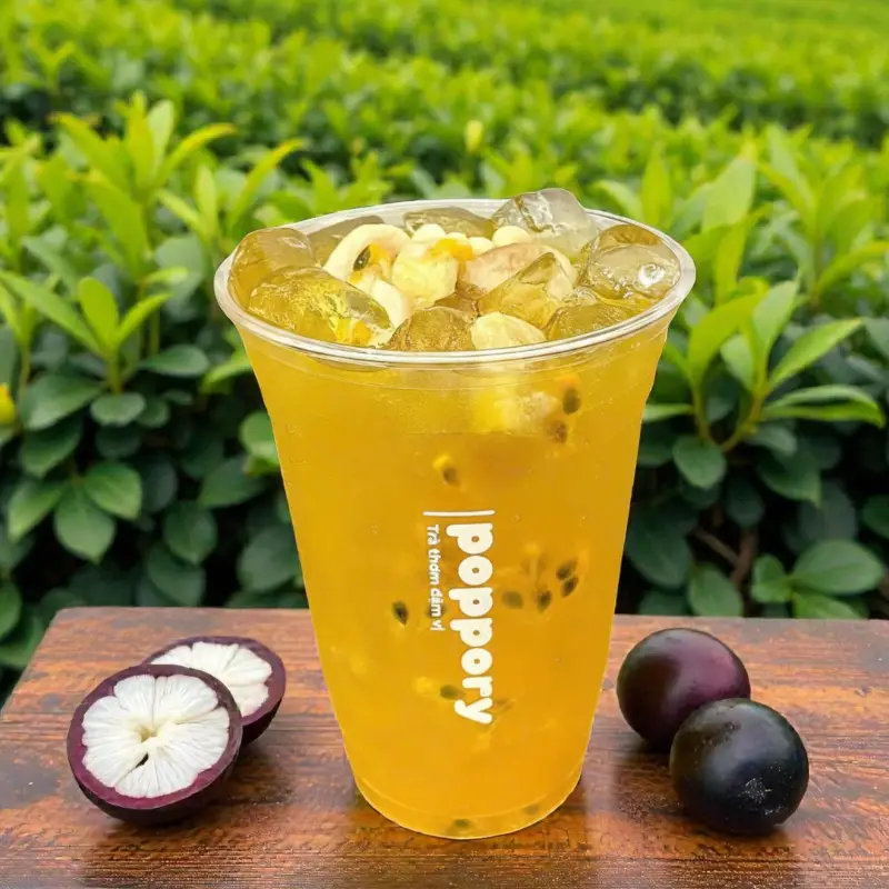 Hình ảnh Trà Măng Cụt Chanh Leo