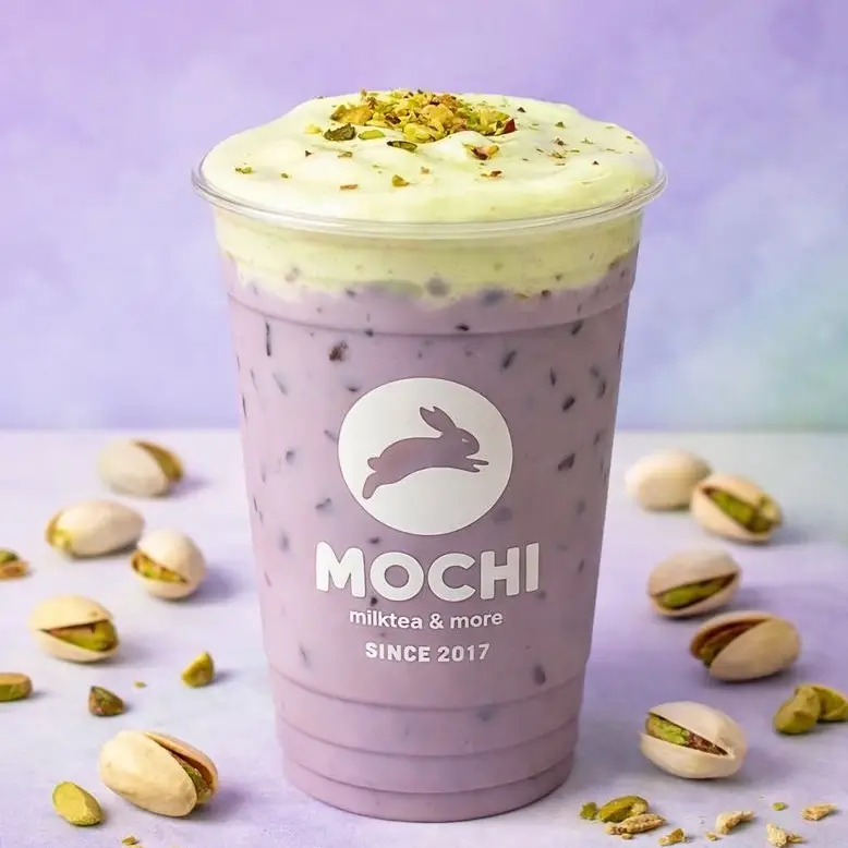 Hình ảnh Trà Sữa Khoai Môn Kem Hạt Dẻ Cười