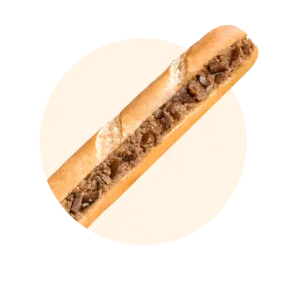 Hình ảnh PLT Bánh Mì Que Bò Nấm Xốt Bơ