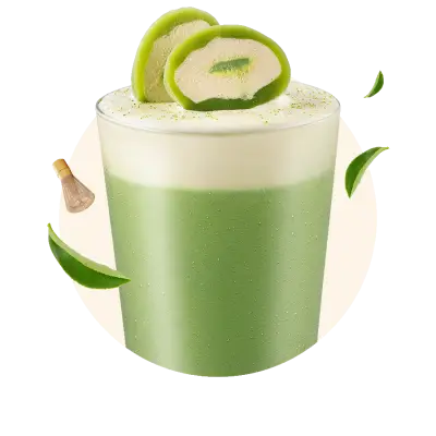 Hình ảnh PLT Matcha Latte Tây Bắc Mochi