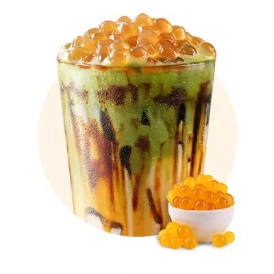 Hình ảnh PLT Matcha Latte Tây Bắc Trân Châu Hoàng Kim