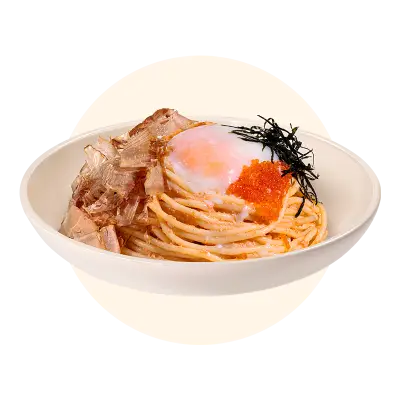 Hình ảnh PLT Wafu Pasta Cá Bào Trứng Onsen Xốt Mentaiko