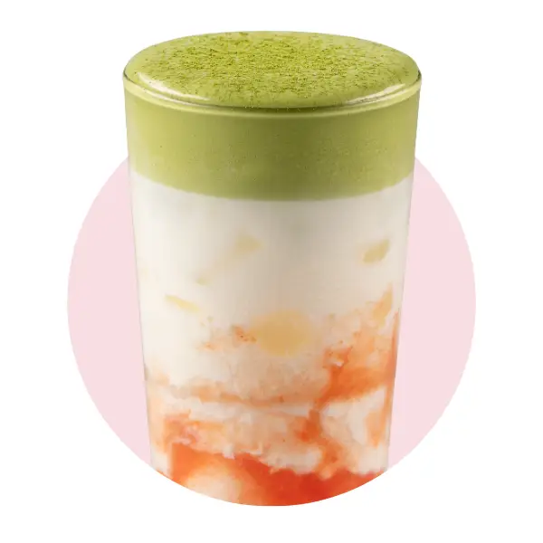Hình ảnh Ổi Hồng Latte Kem Matcha Phô Mai