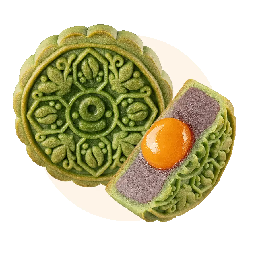 Hình ảnh PLT Bánh Trung Thu Matcha Ube