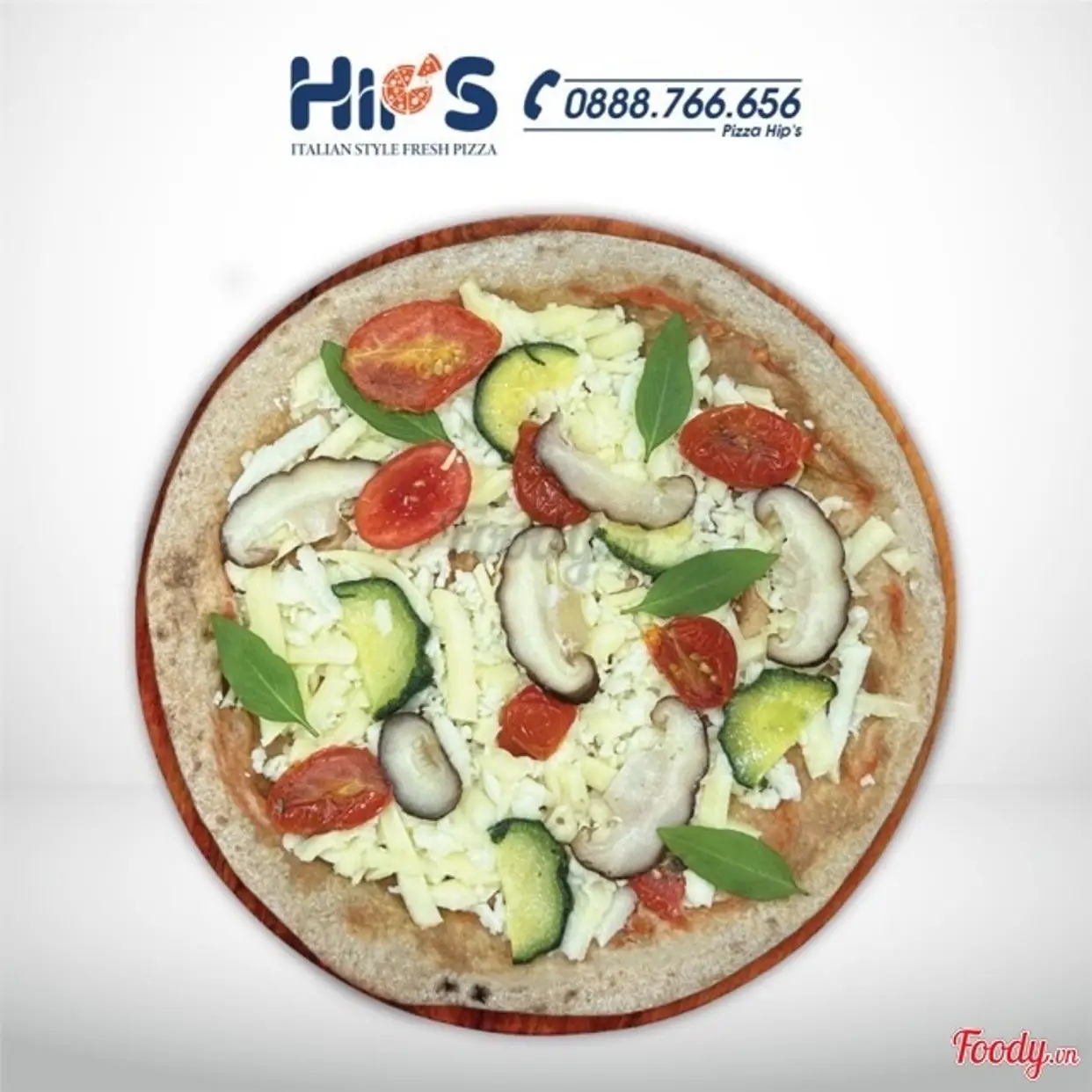 Hình ảnh Pizza Hip's chay nguyên cám