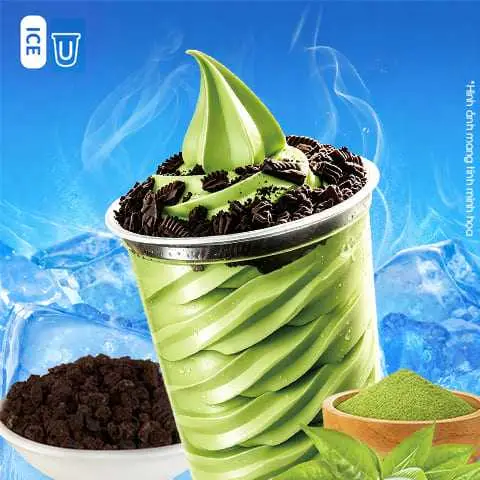 Hình ảnh (Lạnh)Super Sundae O-Coco Matcha (Kem Matcha) (MT)