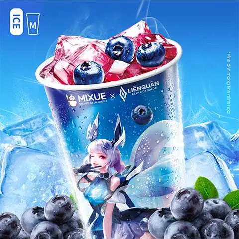 Hình ảnh (Lạnh) Trà Việt Quất Triple Kill (MT)