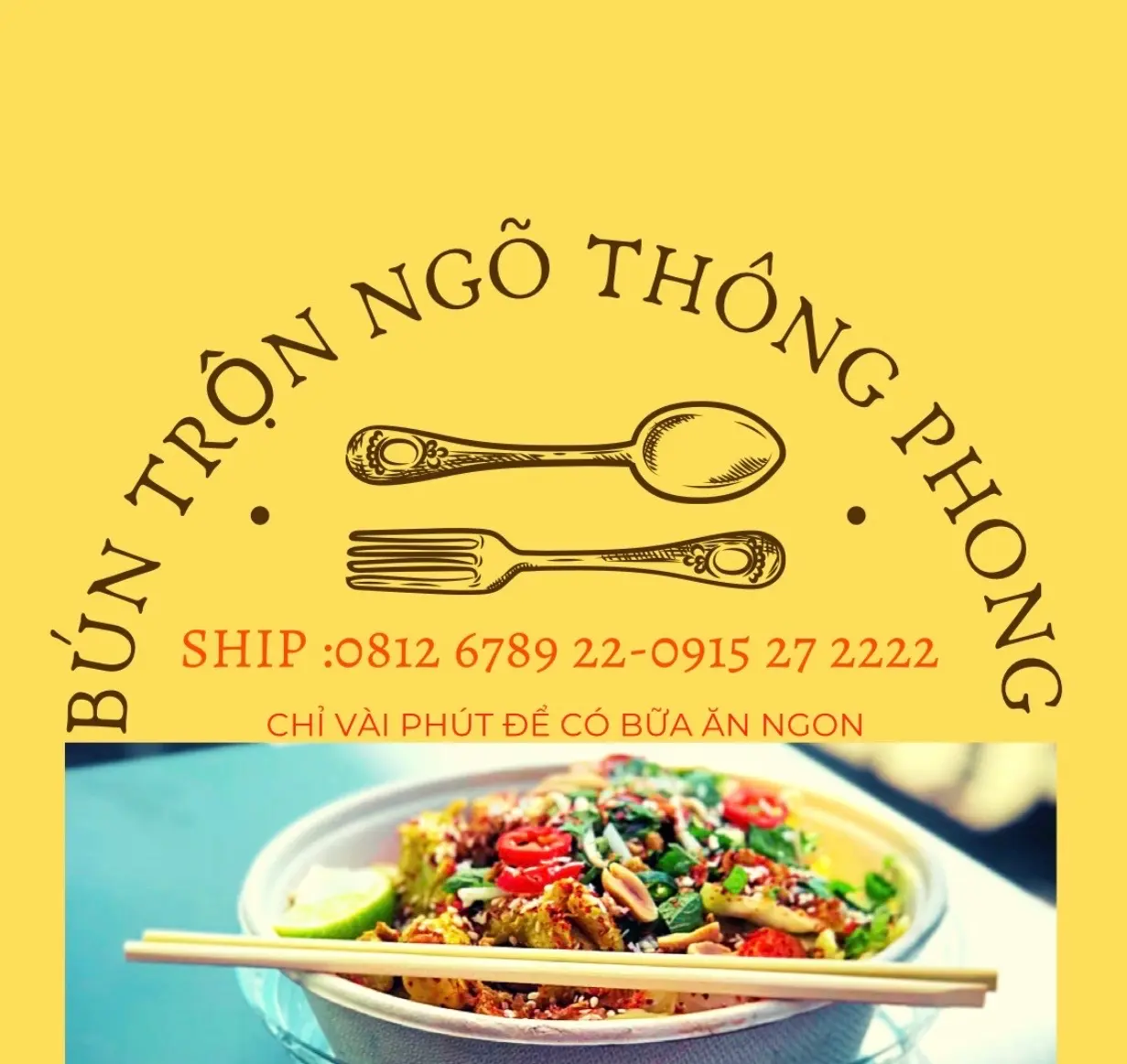 Ảnh bìa Bún Trộn Nam Bộ - Miến Trộn Đặc Biệt - Ngõ Thông Phong