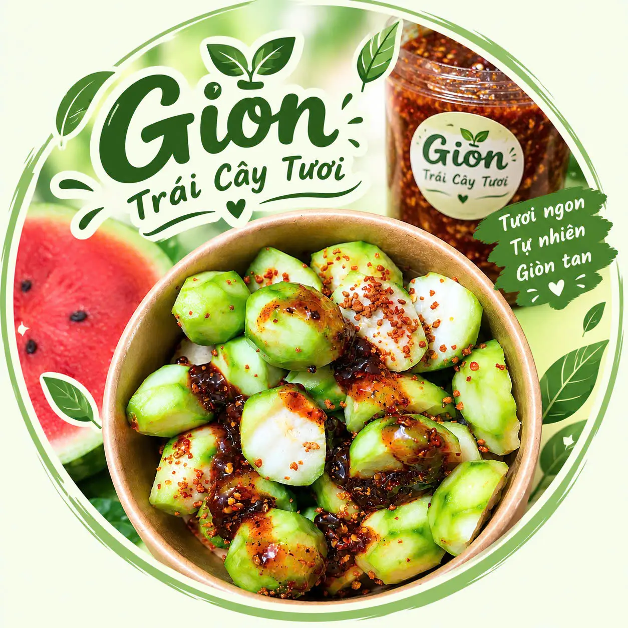 Ảnh bìa Giòn - Trái Cây Sạch Gọt Sẵn & Ổi Táo Xanh - Tô Ký
