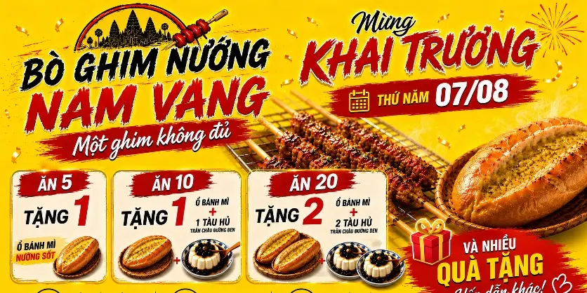 Ảnh bìa Bò Ghim Nướng Nam Vang - Man Thiện