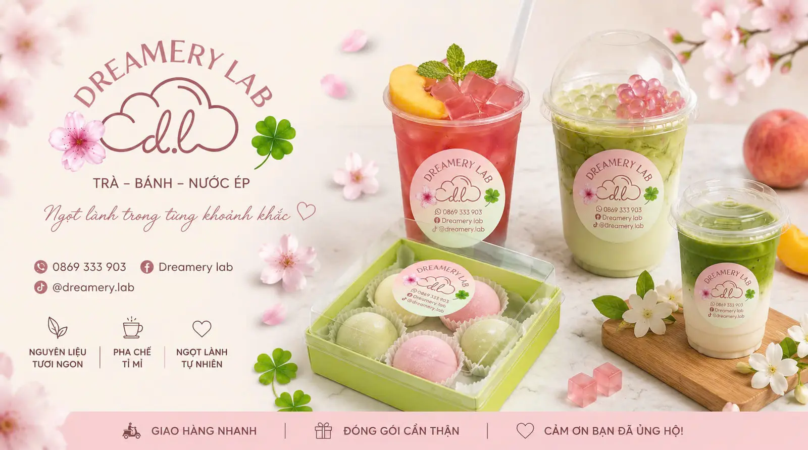 Ảnh bìa Dreamery Lab Tea Cake - Yên Lãng