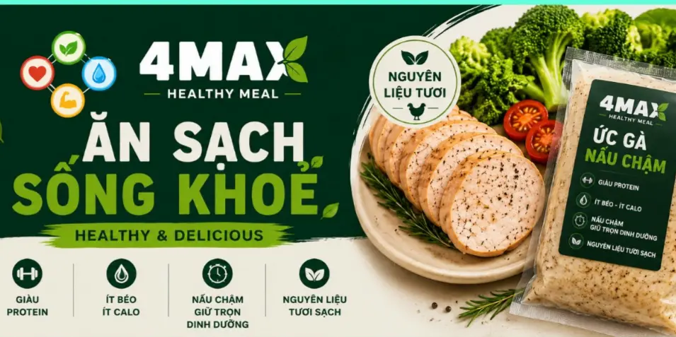 Ảnh bìa 4MAX Healthy Meal & Eat Clean - Nguyễn Thượng Hiền