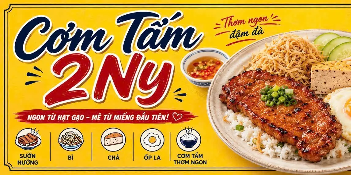 Ảnh bìa Cơm Tấm 2Ny - Cống Quỳnh