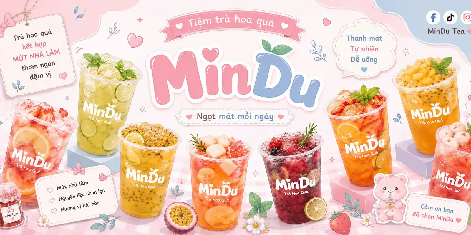 Ảnh bìa Mindu - Tiệm Trà Hoa Quả - An Dương Vương