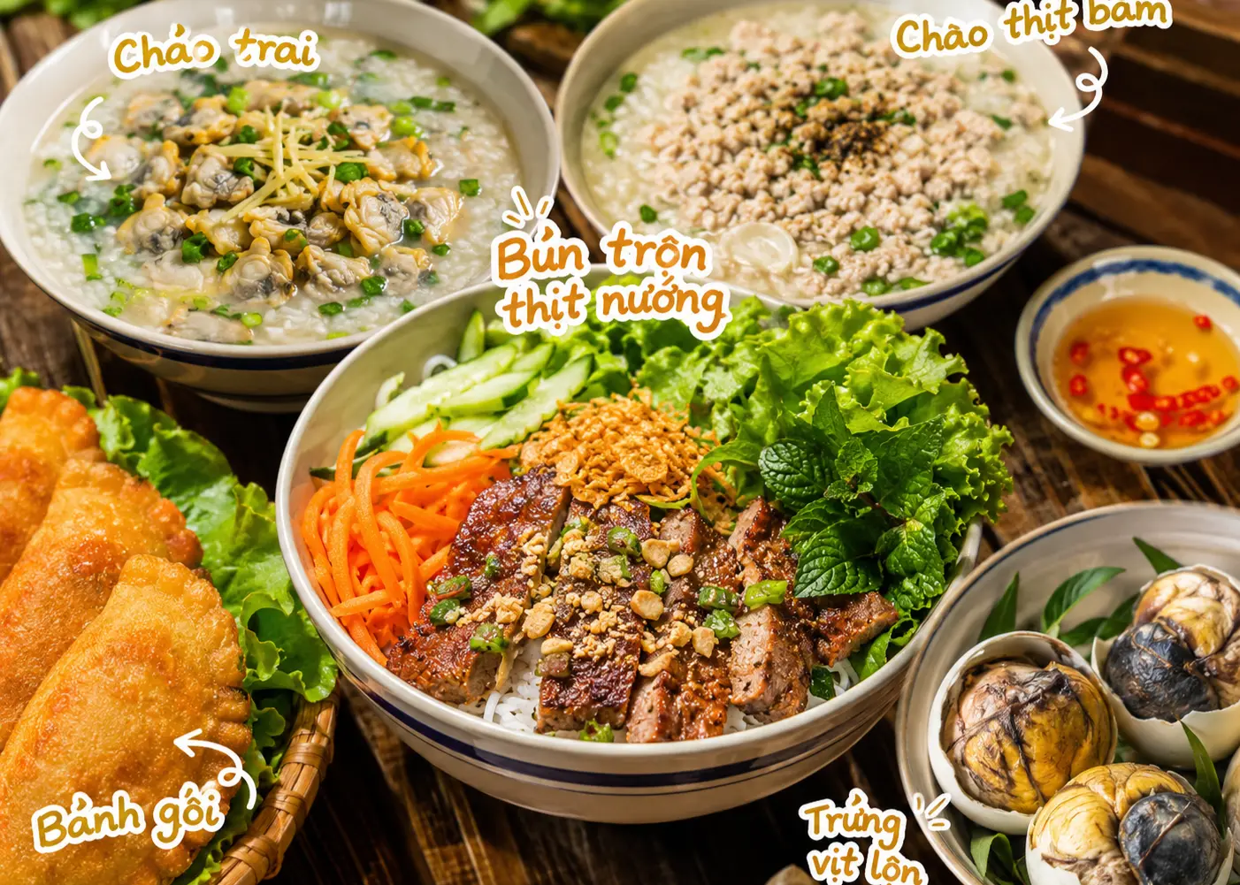 Ảnh bìa Bún Trộn Phương Trang, Cháo & Bánh Gối - Trần Thái Tông