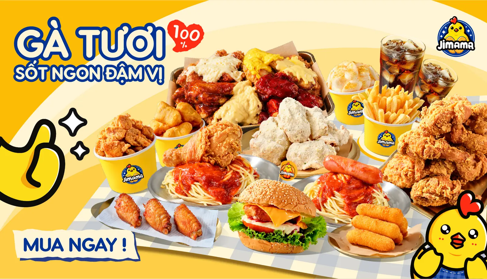 Ảnh bìa Gà Rán Jimama - Gà Rán, Mỳ Ý & Ăn Vặt - Thống Nhất