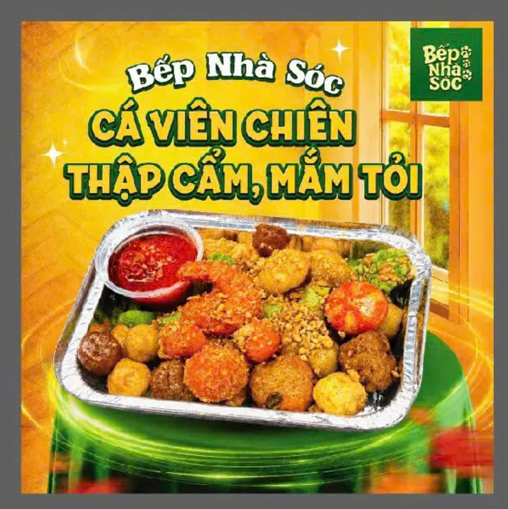 Ảnh bìa Bếp Nhà Sóc - Cá Viên Chiên Thập Cẩm & Mắm Tỏi - Đoàn Giỏi