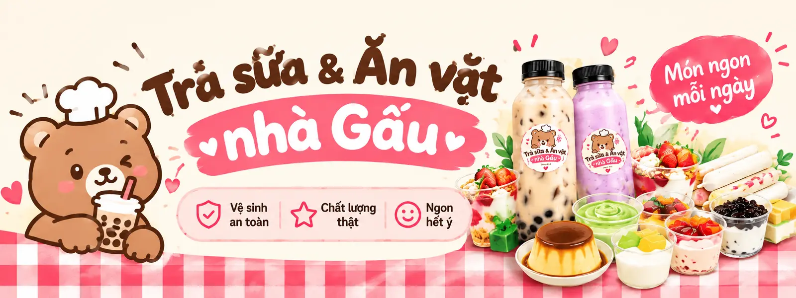 Ảnh bìa Trà Sữa & Ăn Vặt Nhà Gấu - Thạnh Lộc 37