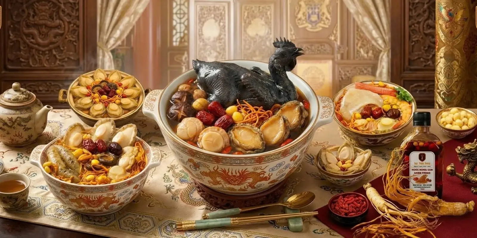 Ảnh bìa Ngự Thiện Đường - Súp Bào Ngư Vi Cá & Gà Ác Tiềm Thuốc Bắc - Gò Cát