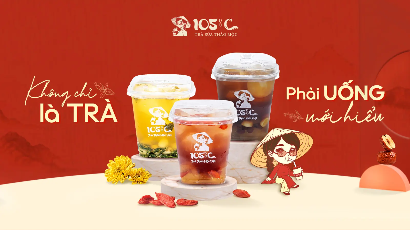 Ảnh bìa 105 Độ C - Trà Sữa Thảo Mộc - Thổ Quan