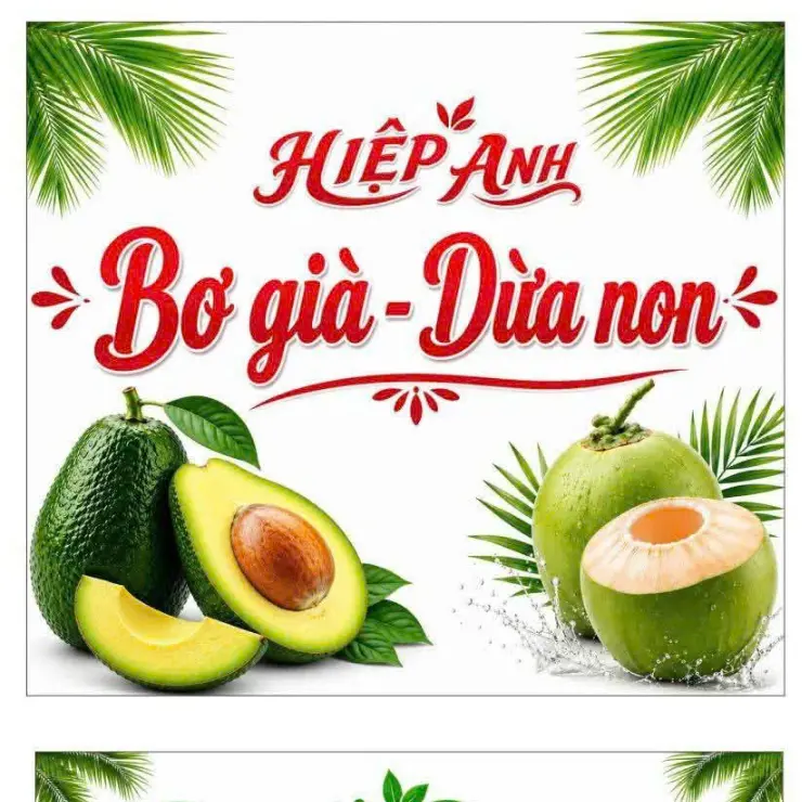 Ảnh bìa Hiệp Anh Bơ Già Dừa Non - Lương Định Của