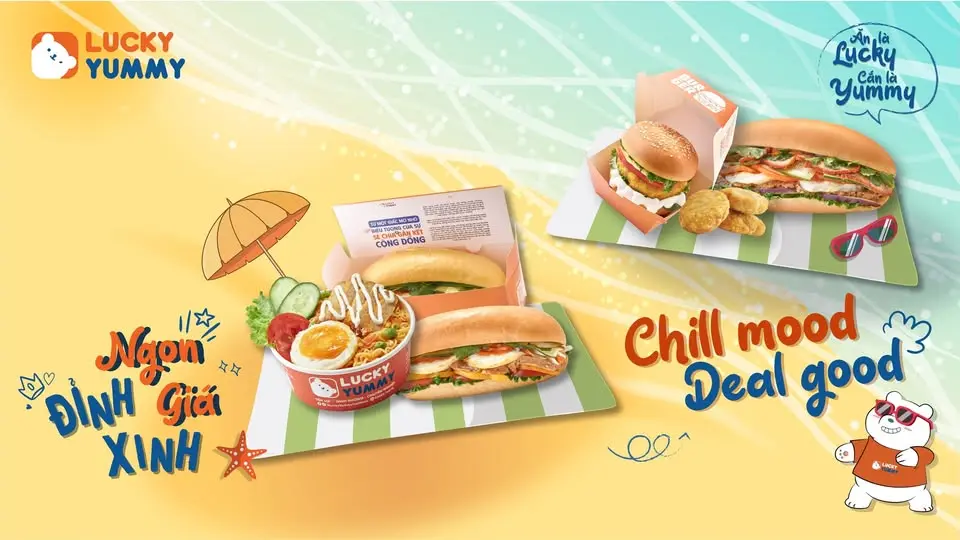 Ảnh bìa Lucky Yummy - Fastfood Bánh Mì & Mỳ - Nguyễn Khánh Toàn
