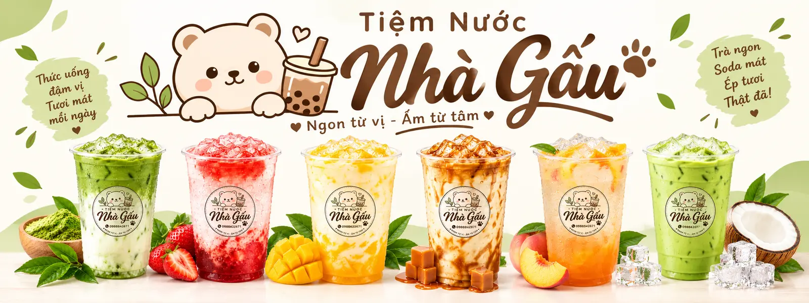 Ảnh bìa Tiệm Nước Nhà Gấu - Matcha - Tam Bình