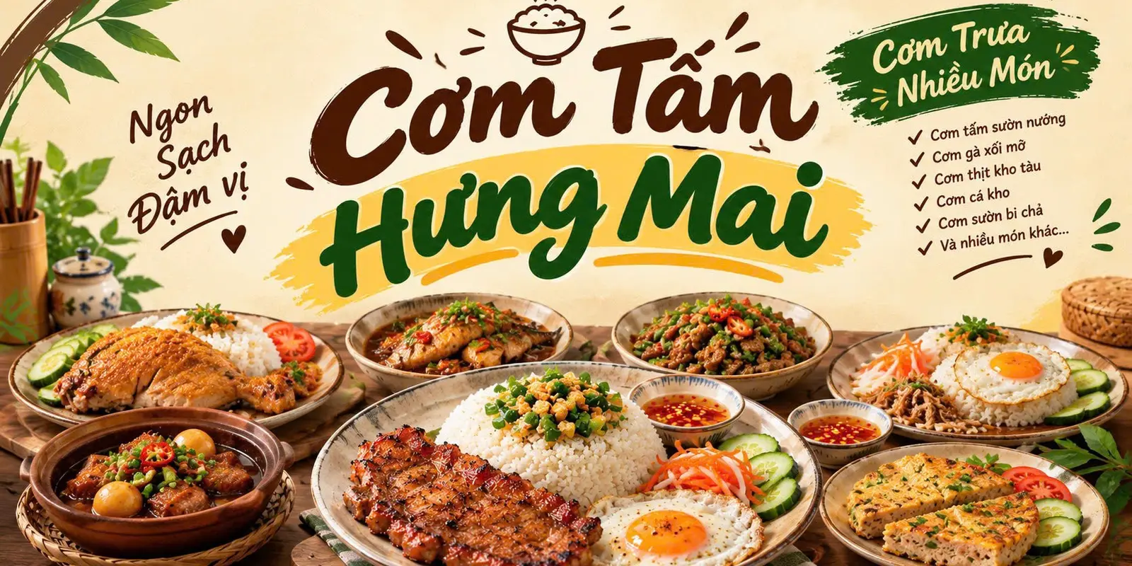 Ảnh bìa Cơm Tấm & Cơm Trưa Hưng Mai - Nguyễn Văn Quá