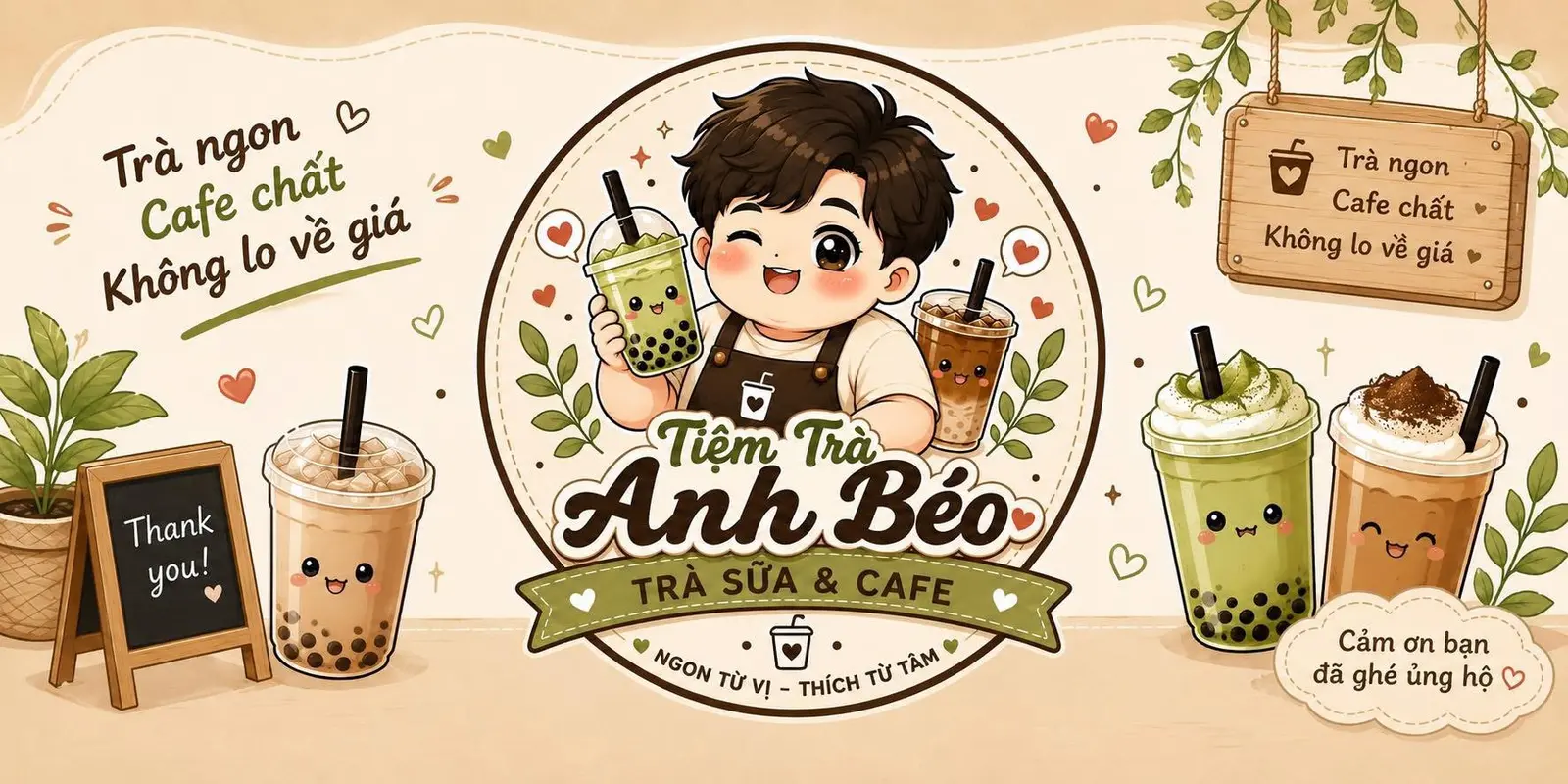 Ảnh bìa Tiệm Trà Anh Béo - Nguyễn Thiện Thuật