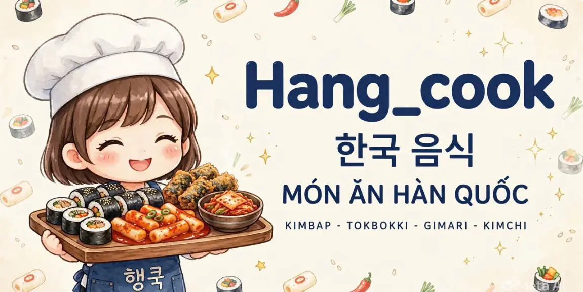 Ảnh bìa Hangcook - Kimbap, Tokbokki & Gimari - Lê Văn Lương