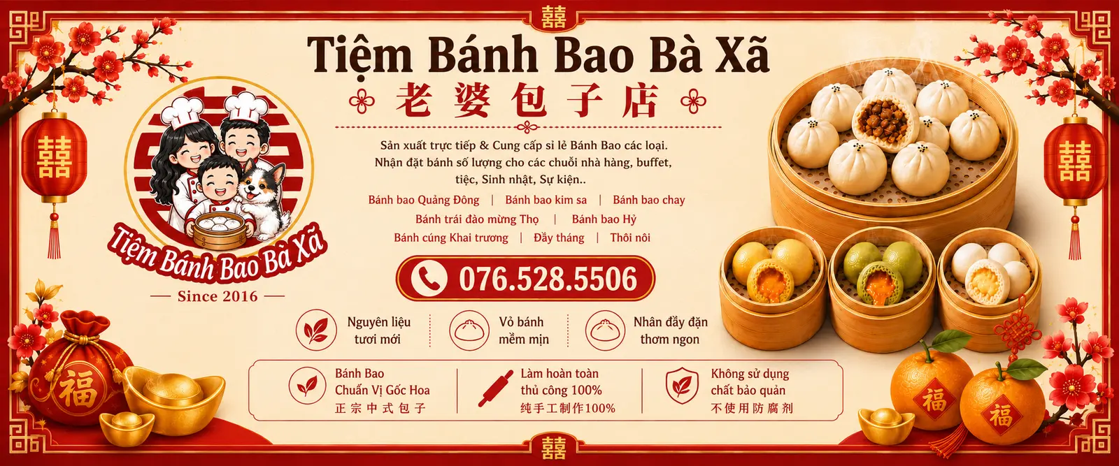 Ảnh bìa Bánh Bao Bà Xã - Dimsum & Bánh Bao Homemade - Thích Quảng Đức