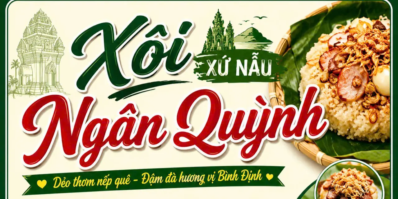 Ảnh bìa Xôi Xứ Nẫu Ngân Quỳnh - Xôi, Bánh Mì & Bún Thịt Nướng - Lê Văn Quới