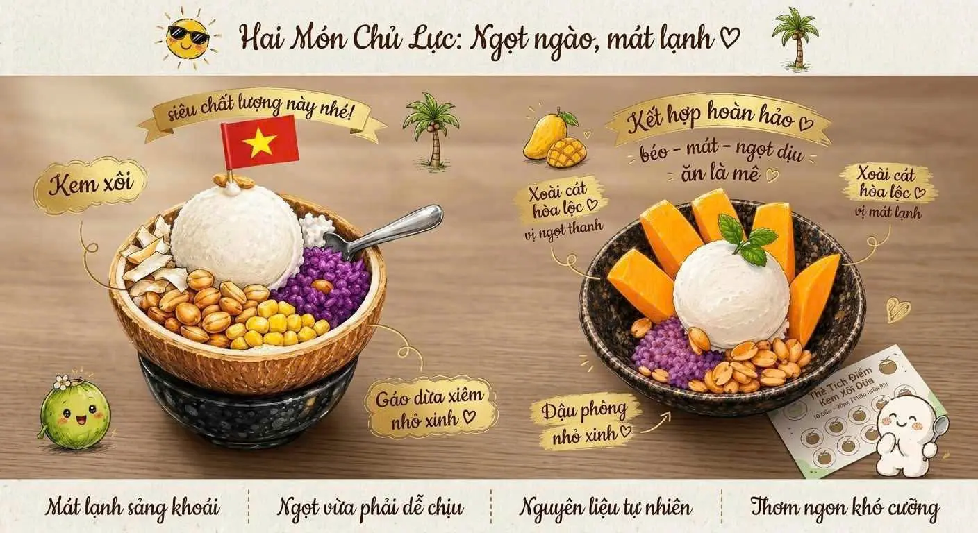 Ảnh bìa Kem Xôi Dừa & Xôi Xoài - Kem Dừa Non - Nguyễn Văn Linh