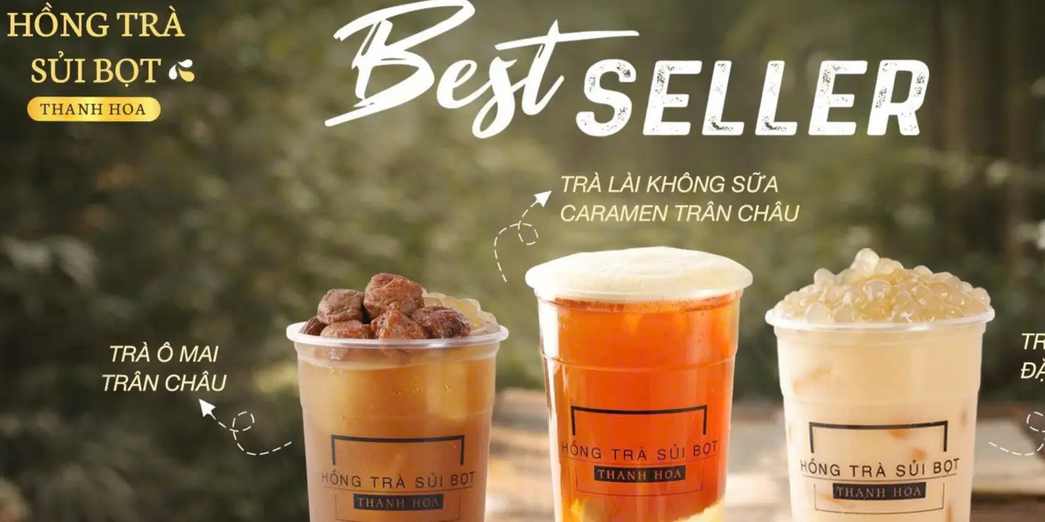 Ảnh bìa Trà Sữa, Hồng Trà Sủi Bọt Thanh Hoa - Hào Nam