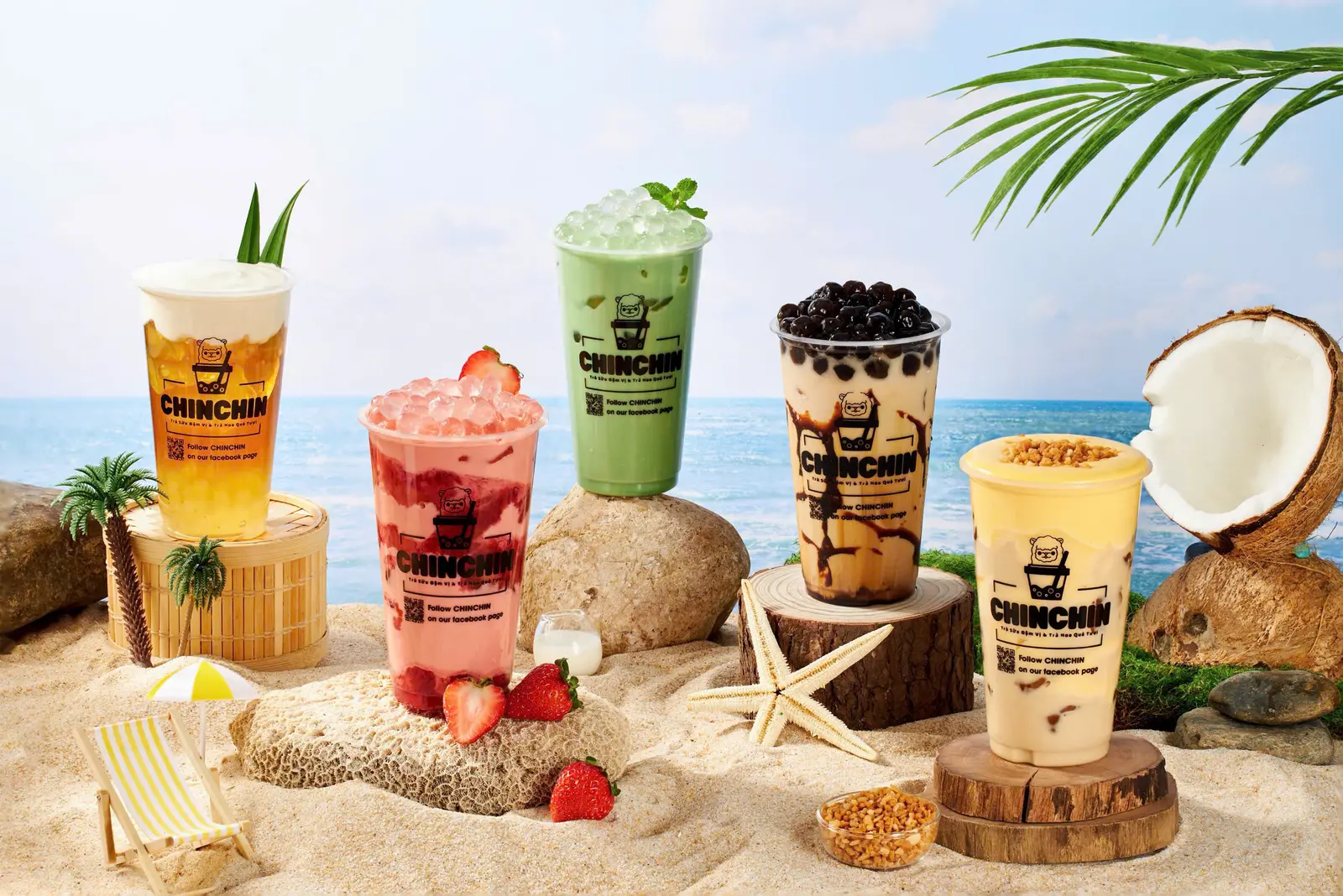 Ảnh bìa Chin Chin - Trà Sữa Đậm Vị & Trà Hoa Quả Tươi - Hồ Linh Quang