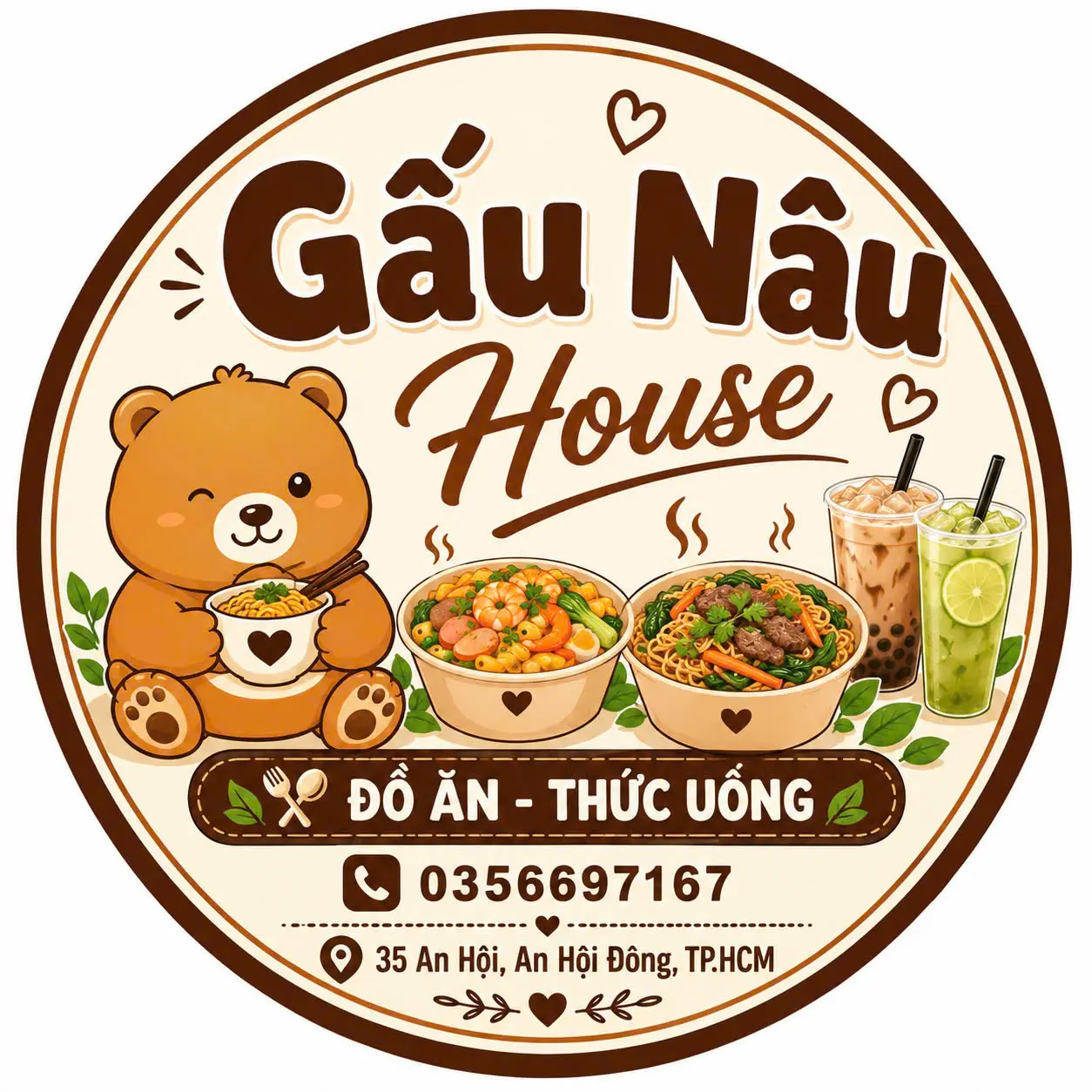 Ảnh bìa Đồ Ăn & Nước Uống Gấu Nâu House - An Hội