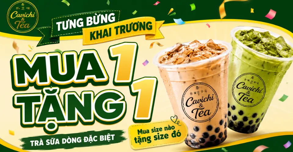 Ảnh bìa Cavichi & Tea - Trà Sữa & Ăn Vặt - Nguyễn Văn Quá