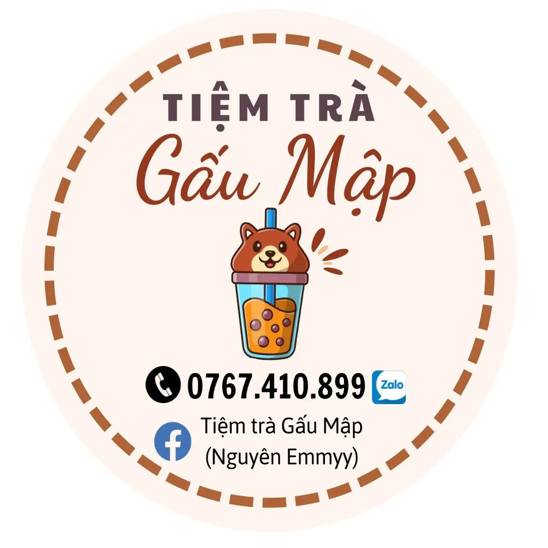 Ảnh bìa Tiệm Trà Gấu Mập - Trà Sữa Full Thạch & Trà Mãng Cầu - Bình Trị Đông