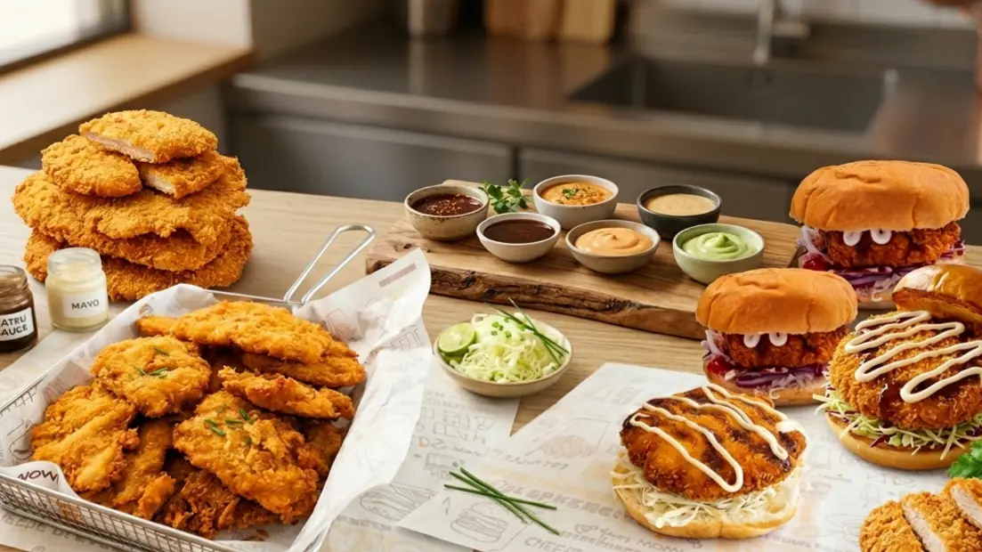 Ảnh bìa Katsu Burger - Bánh Burger Thịt Chiên Xù - Trịnh Đình Trọng