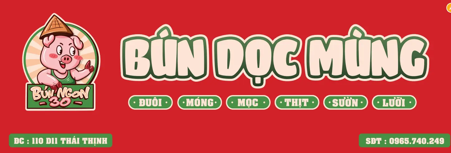 Ảnh bìa Bún Ngon 30 - Bún Dọc Mùng - Thái Thịnh